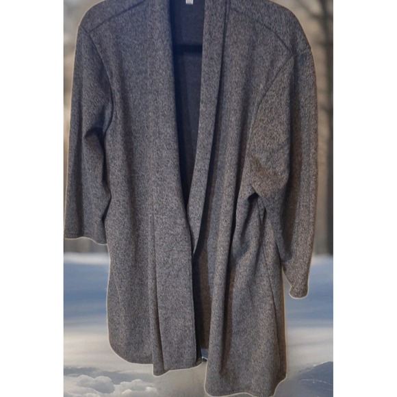 Shannon Ford Jackets & Blazers - Shannon Ford 3X Gray Lightweight Open Swing Mid Length Jacket 3/4 Sleeve 234